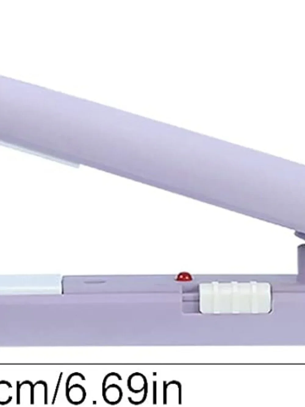 Mini Hair Straightener - Tourmaline Ceramic - Purple
